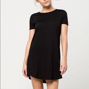 Black T-shirt dress